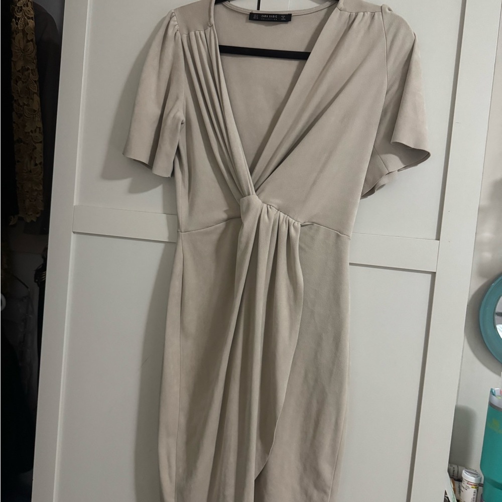 Zara Cream Midi Dress